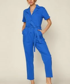 SKIES ARE BLUE Kendall Utility Jumpsuit Clothing