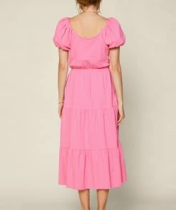 SKIES ARE BLUE Puff Sleeve Midi Dress New In Clothing 11 SKIES ARE BLUE Puff Sleeve Midi Dress New In Clothing