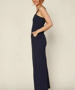 SKIES ARE BLUE New In Clothing Smocked Knit Jumpsuit