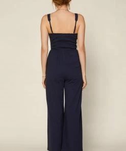 SKIES ARE BLUE New In Clothing Smocked Knit Jumpsuit