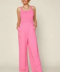 SKIES ARE BLUE New In Clothing Smocked Knit Jumpsuit