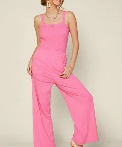 SKIES ARE BLUE New In Clothing Smocked Knit Jumpsuit 9 SKIES ARE BLUE New In Clothing Smocked Knit Jumpsuit