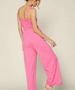 SKIES ARE BLUE New In Clothing Smocked Knit Jumpsuit 10 SKIES ARE BLUE New In Clothing Smocked Knit Jumpsuit