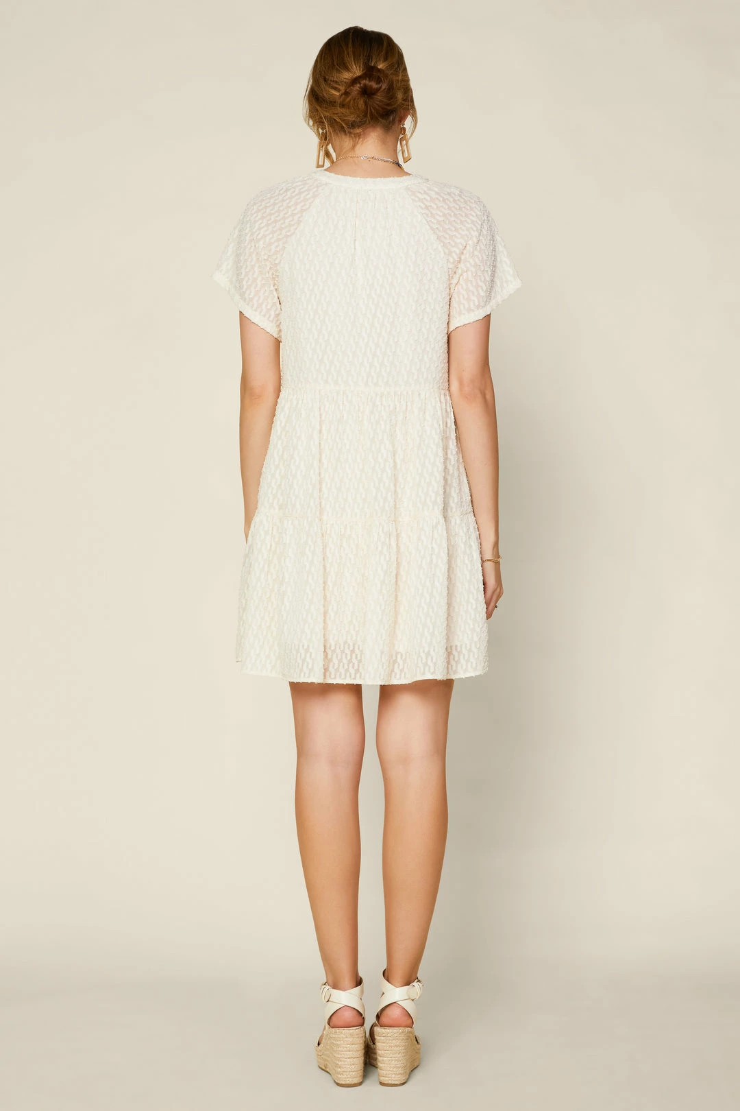 SKIES ARE BLUE Textured Babydoll Dress New In Clothing 5 SKIES ARE BLUE Textured Babydoll Dress New In Clothing