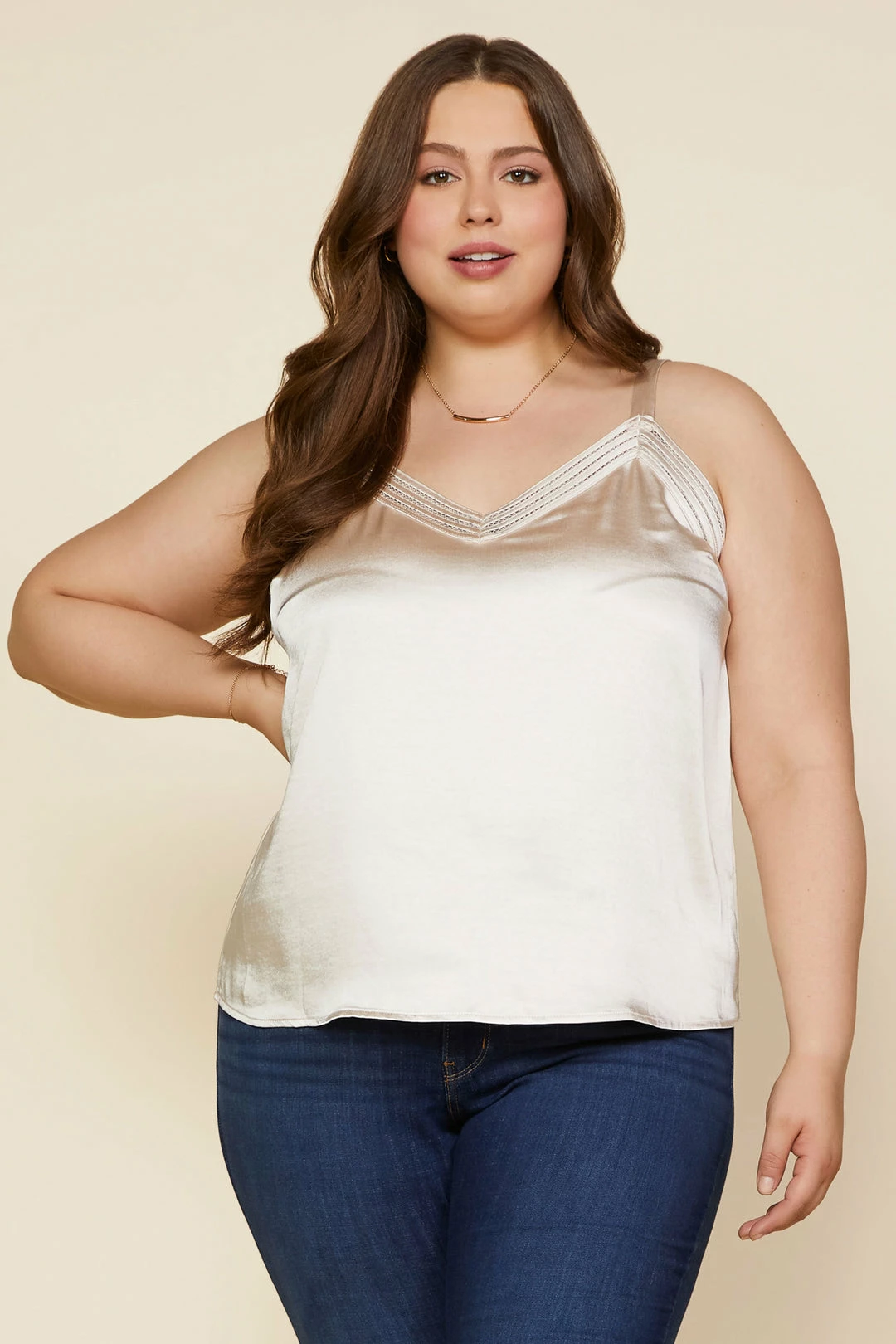 SKIES ARE BLUE Clothing Plus Size - Naomi Strappy Cami 3 SKIES ARE BLUE Clothing Plus Size - Naomi Strappy Cami