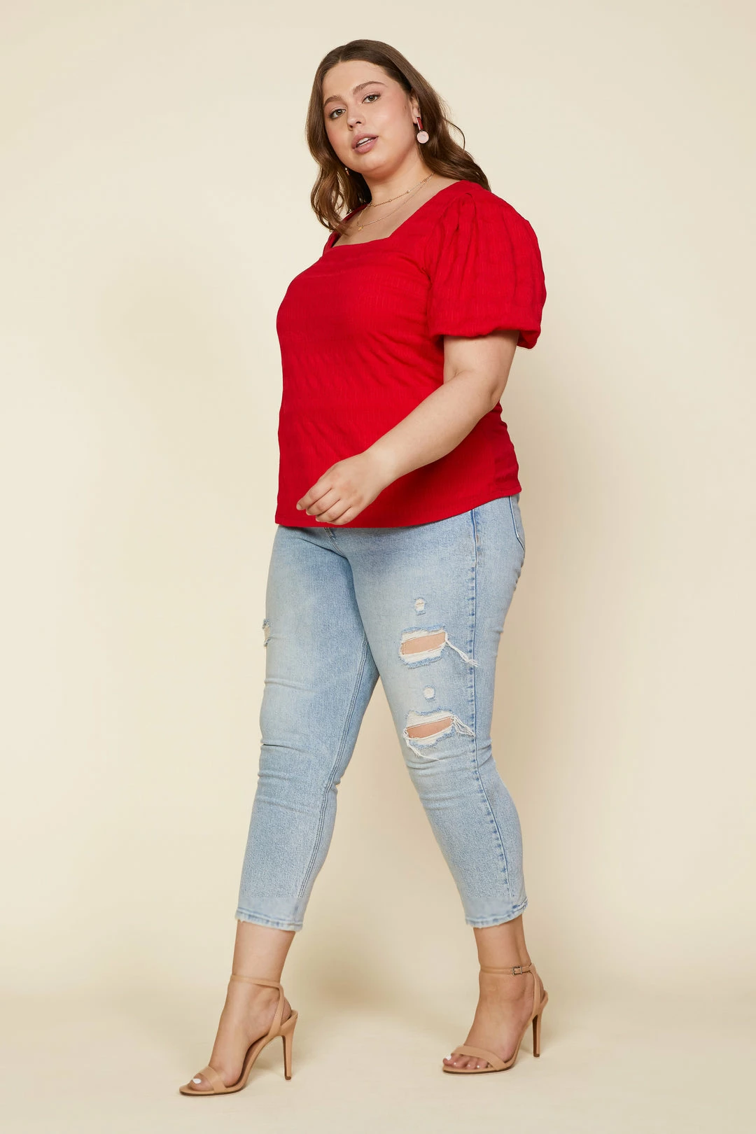 SKIES ARE BLUE New In Plus Size Plus Size - Square Neck Top 4 SKIES ARE BLUE New In Plus Size Plus Size - Square Neck Top