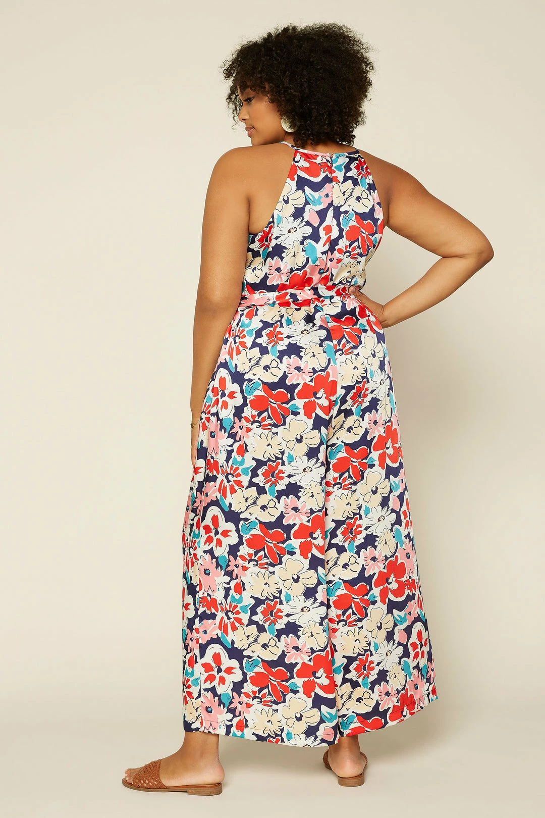 SKIES ARE BLUE Plus Size - Floral Wide Leg Jumpsuit 7 SKIES ARE BLUE Plus Size - Floral Wide Leg Jumpsuit