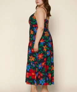 SKIES ARE BLUE Plus Size - Isabel Floral Maxi Dress New In Plus Size