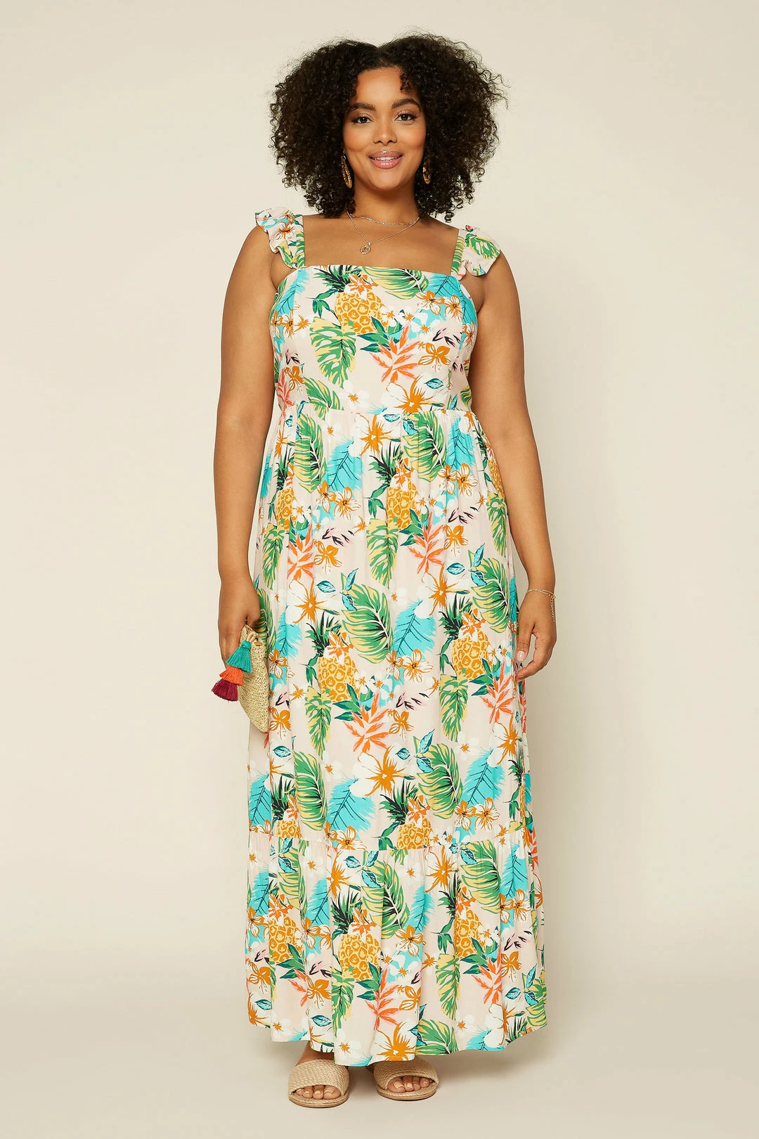 SKIES ARE BLUE Clothing Plus Size - Elliot Botanical Maxi Dress 6 SKIES ARE BLUE Clothing Plus Size - Elliot Botanical Maxi Dress