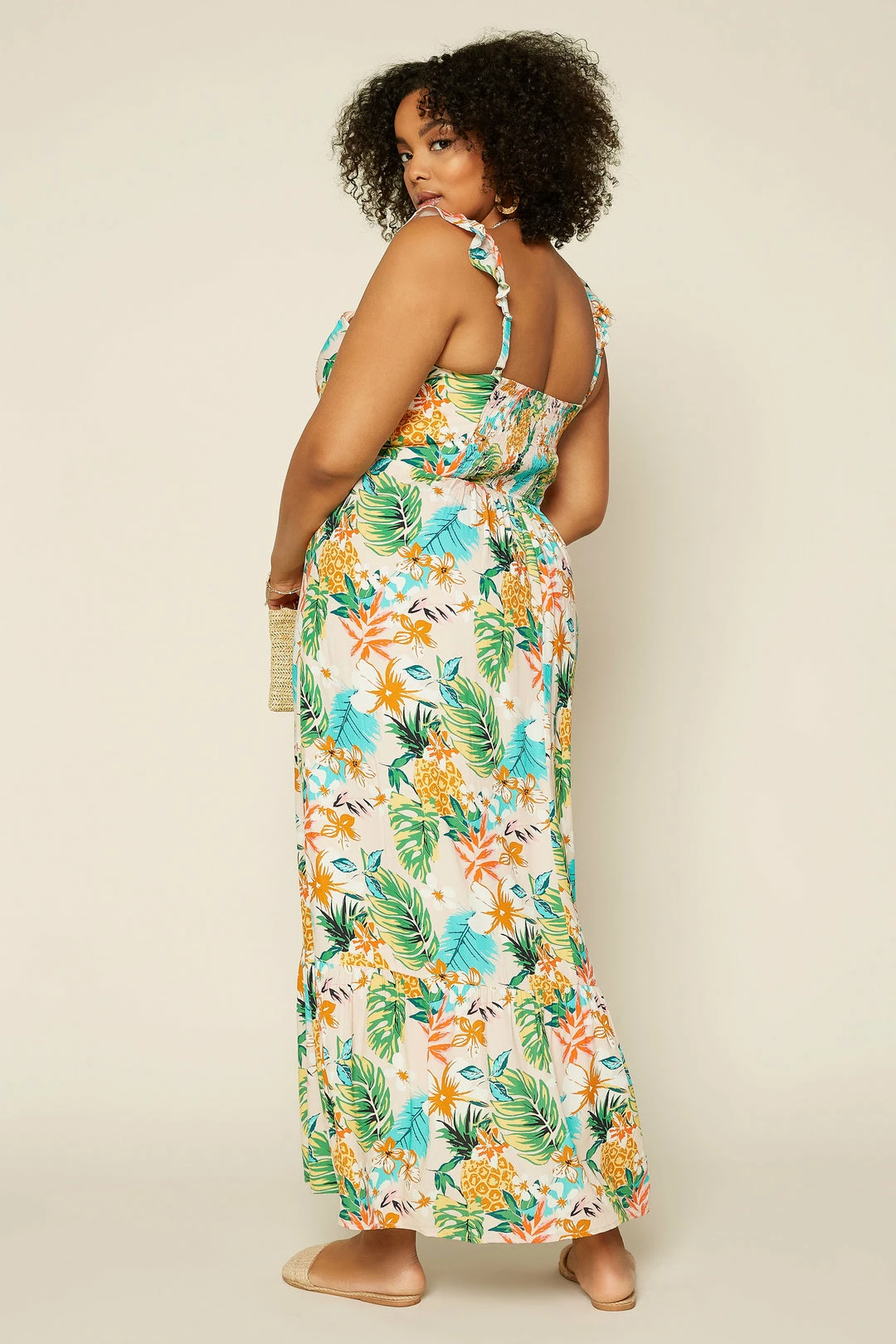 SKIES ARE BLUE Clothing Plus Size - Elliot Botanical Maxi Dress 7 SKIES ARE BLUE Clothing Plus Size - Elliot Botanical Maxi Dress