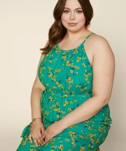 SKIES ARE BLUE Plus Size - Floral Halter Dress New In Plus Size 11 SKIES ARE BLUE Plus Size - Floral Halter Dress New In Plus Size