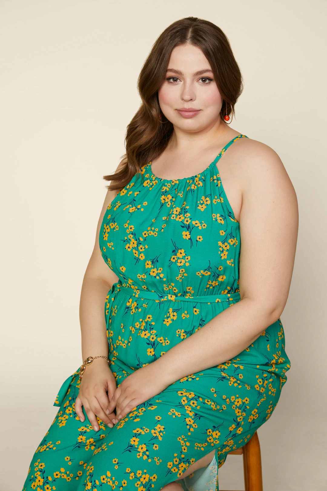 SKIES ARE BLUE Plus Size - Floral Halter Dress New In Plus Size 6 SKIES ARE BLUE Plus Size - Floral Halter Dress New In Plus Size