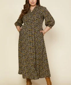 SKIES ARE BLUE Plus Size - Angelina Floral Maxi Dress 10 SKIES ARE BLUE Plus Size - Angelina Floral Maxi Dress