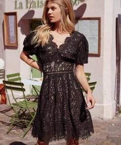 SKIES ARE BLUE Lace Mini Dress New In Clothing