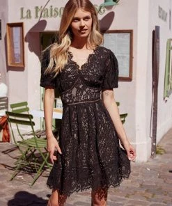 SKIES ARE BLUE Lace Mini Dress New In Clothing