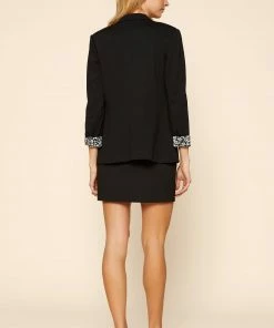 SKIES ARE BLUE Flap Pocket Blazer Clothing