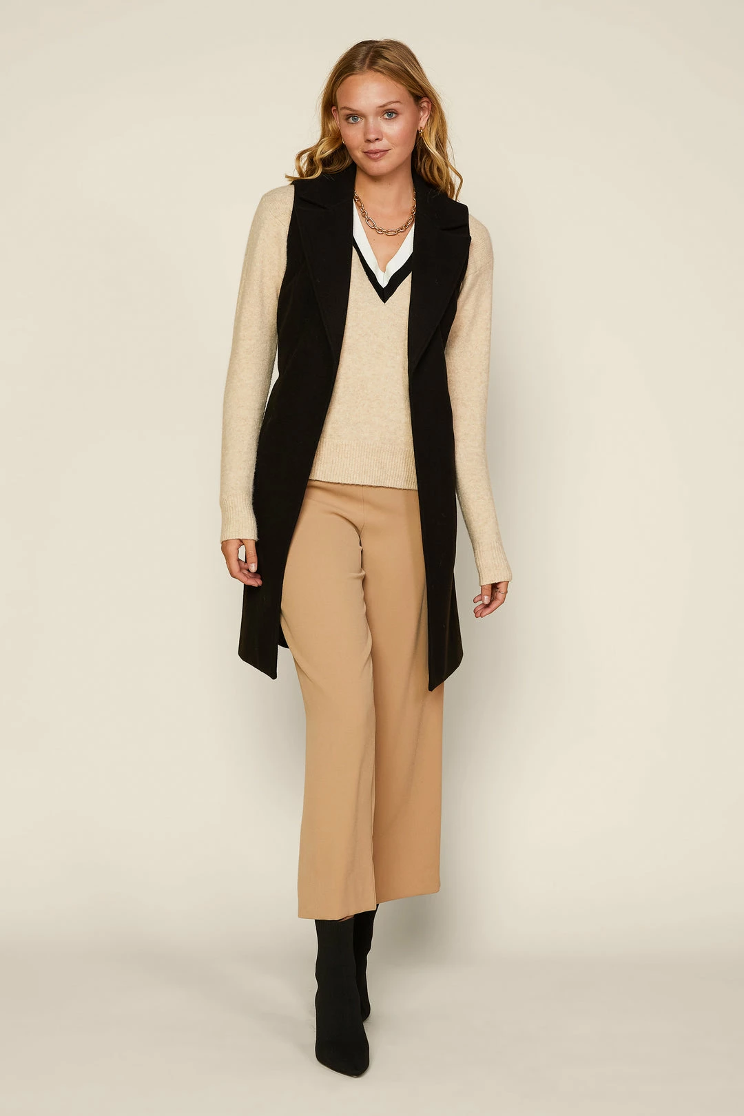 SKIES ARE BLUE Eden Belted Long Vest Clothing 5 SKIES ARE BLUE Eden Belted Long Vest Clothing