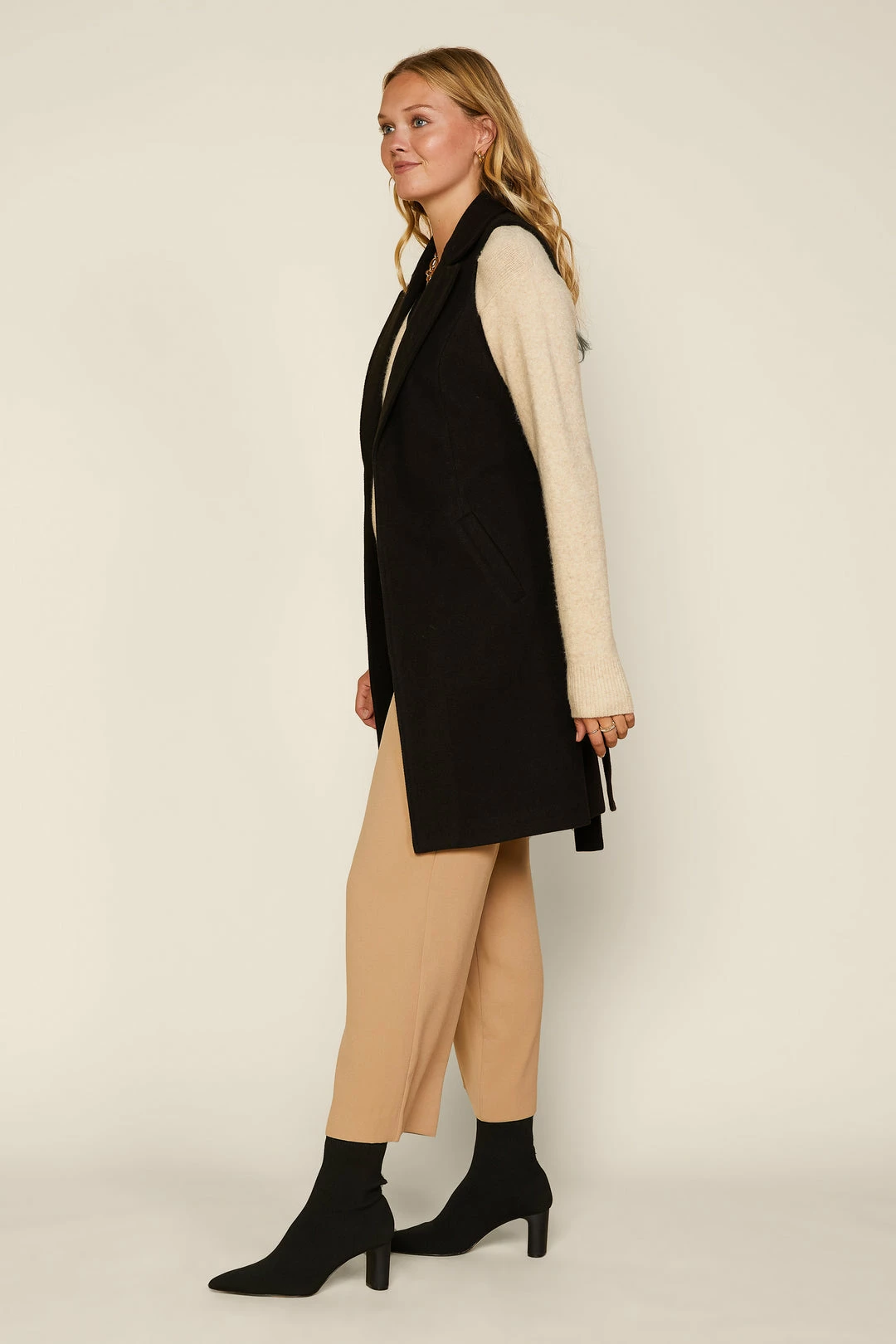 SKIES ARE BLUE Eden Belted Long Vest Clothing 6 SKIES ARE BLUE Eden Belted Long Vest Clothing