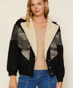 SKIES ARE BLUE Dahlia Faux Shearling Jacket 15 SKIES ARE BLUE Dahlia Faux Shearling Jacket