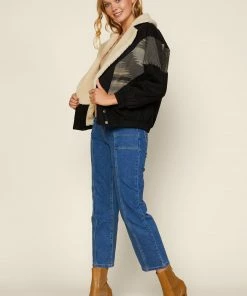 SKIES ARE BLUE Dahlia Faux Shearling Jacket 16 SKIES ARE BLUE Dahlia Faux Shearling Jacket