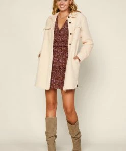 SKIES ARE BLUE Knit Knee Length Shacket Clothing 8 SKIES ARE BLUE Knit Knee Length Shacket Clothing