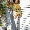 SKIES ARE BLUE New In Plus Size Plus Size - Tropical Print Kimono Top 2 SKIES ARE BLUE New In Plus Size Plus Size - Tropical Print Kimono Top