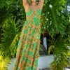 SKIES ARE BLUE New In Clothing Tropical Print Maxi Dress 1 SKIES ARE BLUE New In Clothing Tropical Print Maxi Dress