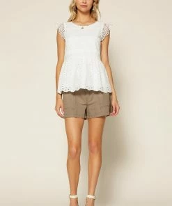 SKIES ARE BLUE Clothing Linda Eyelet Lace Top 11 SKIES ARE BLUE Clothing Linda Eyelet Lace Top