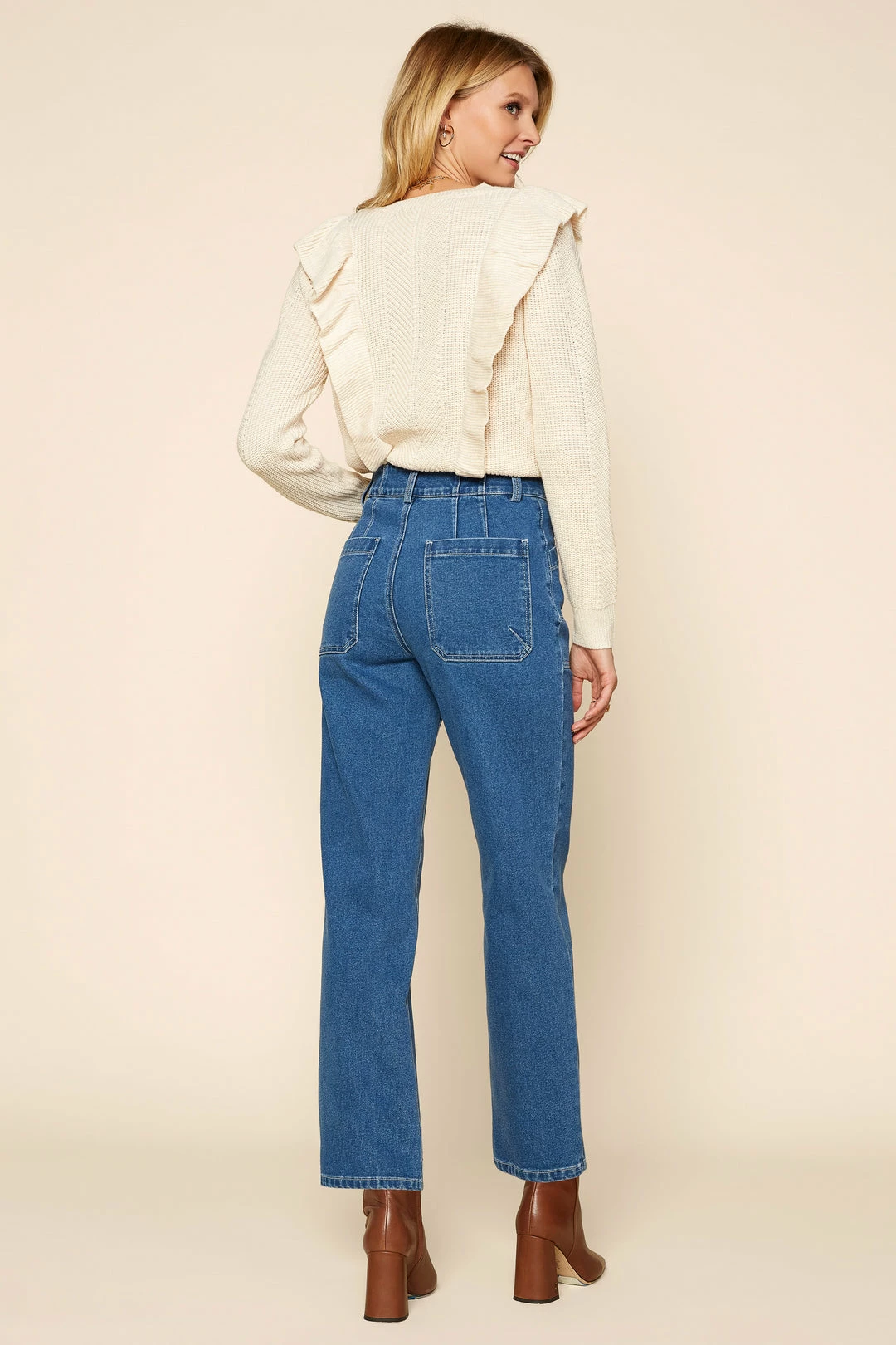 SKIES ARE BLUE Stretch Denim Jeans 6 SKIES ARE BLUE Stretch Denim Jeans