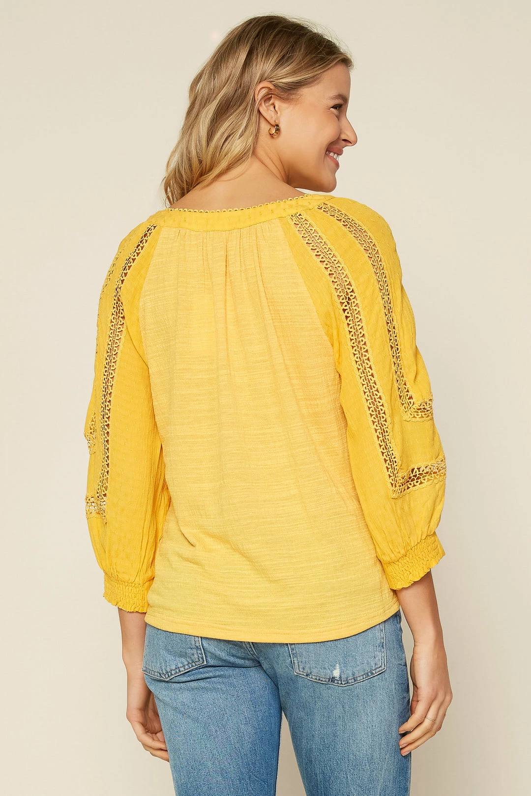 SKIES ARE BLUE Crochet Trim Knit Top 6 SKIES ARE BLUE Crochet Trim Knit Top