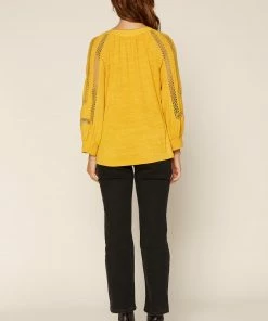 SKIES ARE BLUE Clothing Crochet Trim Knit Top 10 SKIES ARE BLUE Clothing Crochet Trim Knit Top