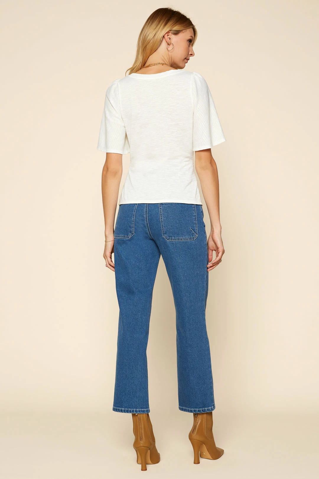 SKIES ARE BLUE Clothing Front Twist Knit Top 7 SKIES ARE BLUE Clothing Front Twist Knit Top