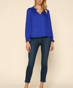 SKIES ARE BLUE Sophia Ruffled Blouse Clothing