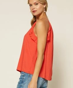 SKIES ARE BLUE Ruffled Halter Top Clothing 9 SKIES ARE BLUE Ruffled Halter Top Clothing