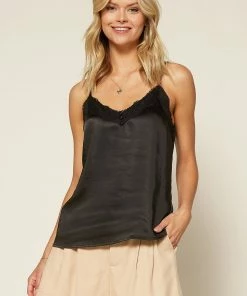 SKIES ARE BLUE Lace Trim Camisole Clothing