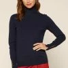 SKIES ARE BLUE Turtleneck Button Sleeve Top 2 SKIES ARE BLUE Turtleneck Button Sleeve Top