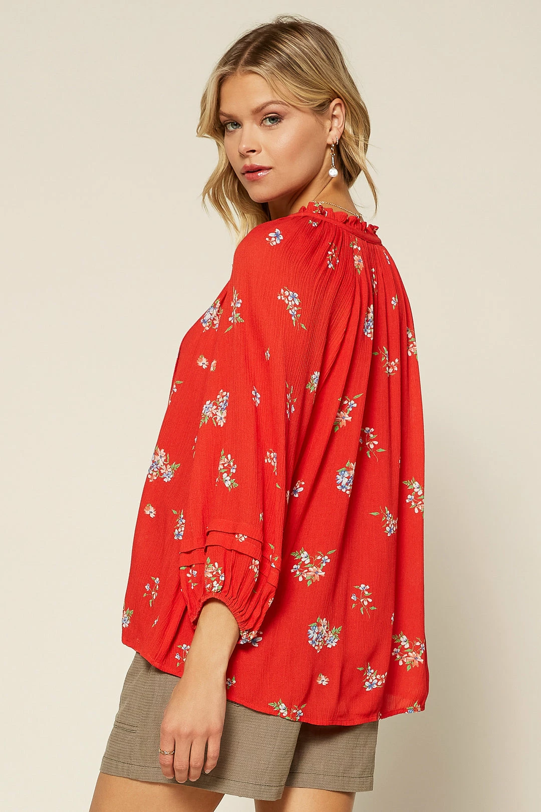 SKIES ARE BLUE Clothing Floral Long Sleeve Blouse 6 SKIES ARE BLUE Clothing Floral Long Sleeve Blouse