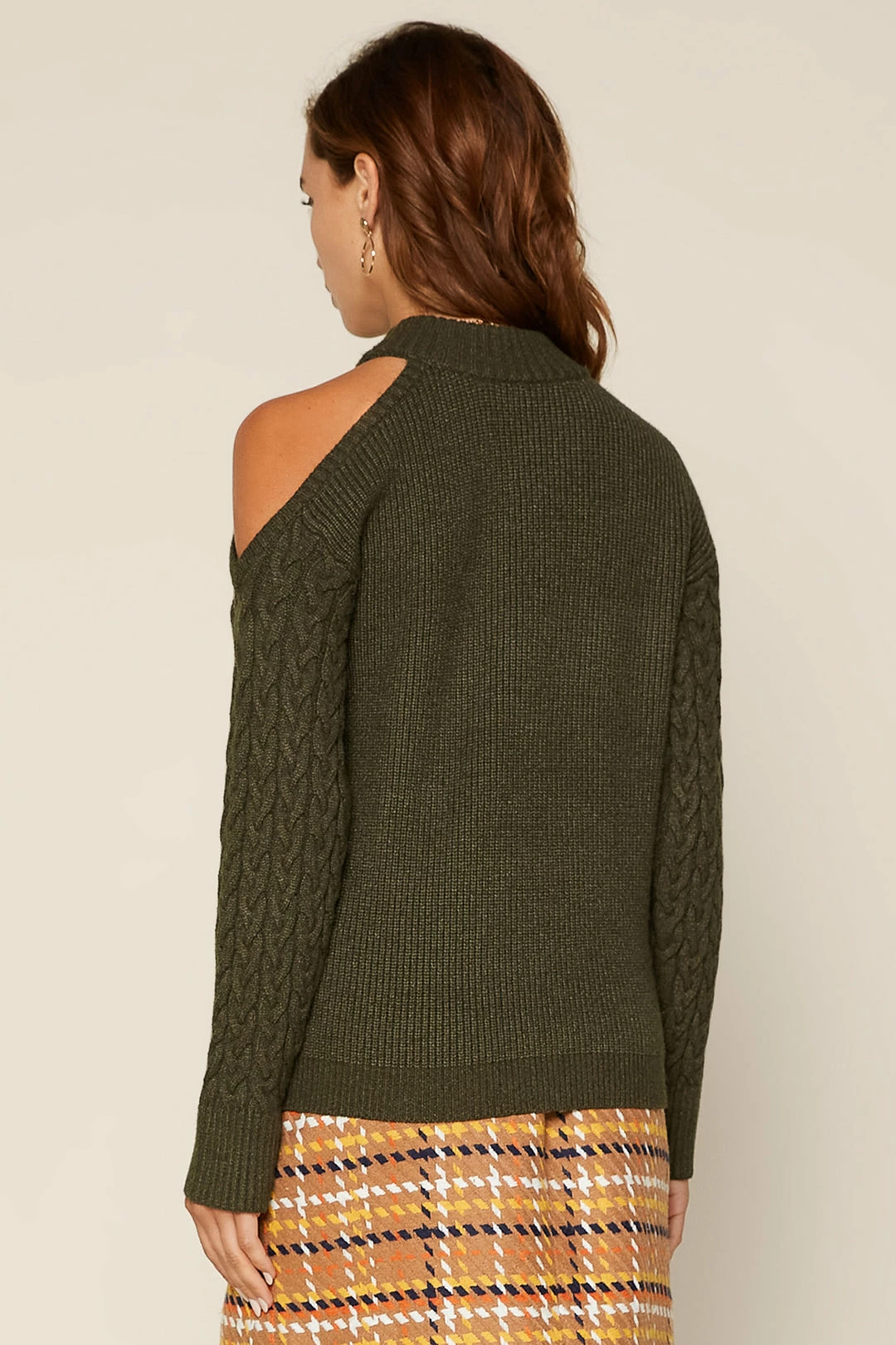 SKIES ARE BLUE Clothing Layla Cutout Shoulder Sweater 6 SKIES ARE BLUE Clothing Layla Cutout Shoulder Sweater