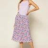 SKIES ARE BLUE Floral Pleated Midi Skirt 1 SKIES ARE BLUE Floral Pleated Midi Skirt
