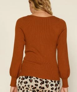 SKIES ARE BLUE Raglan Sleeve Ribbed Sweater 9 SKIES ARE BLUE Raglan Sleeve Ribbed Sweater