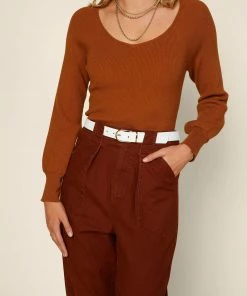 SKIES ARE BLUE Paper Bag Waist Pants Clothing 9 SKIES ARE BLUE Paper Bag Waist Pants Clothing