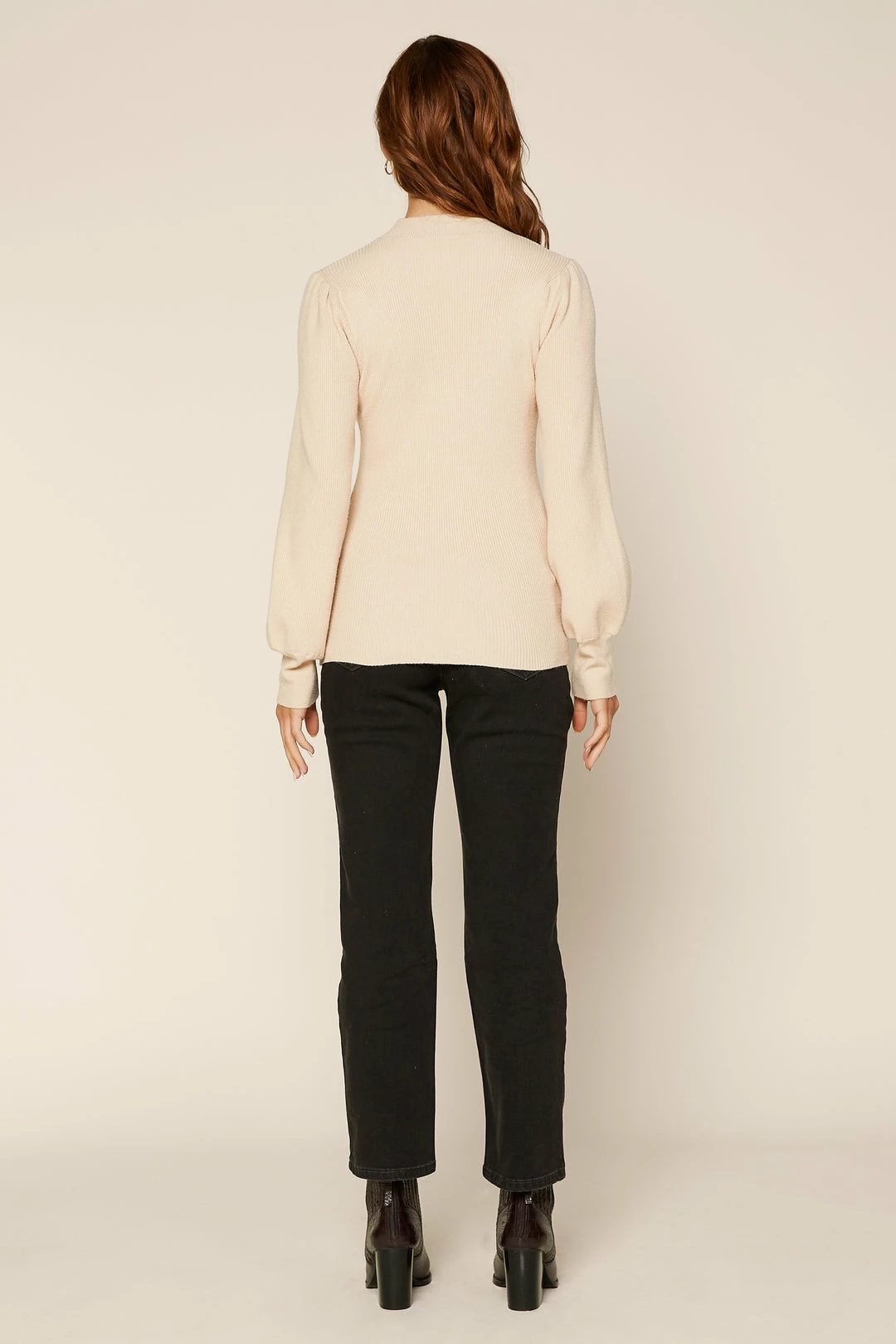 SKIES ARE BLUE Clothing Caroline Mock Neck Sweater 8 SKIES ARE BLUE Clothing Caroline Mock Neck Sweater