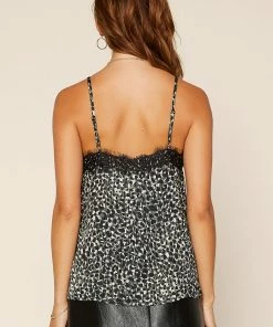 SKIES ARE BLUE Lace Trim Leopard Cami Clothing 9 SKIES ARE BLUE Lace Trim Leopard Cami Clothing