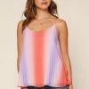 SKIES ARE BLUE Clothing Ombre Pleated Tank Top 2 SKIES ARE BLUE Clothing Ombre Pleated Tank Top