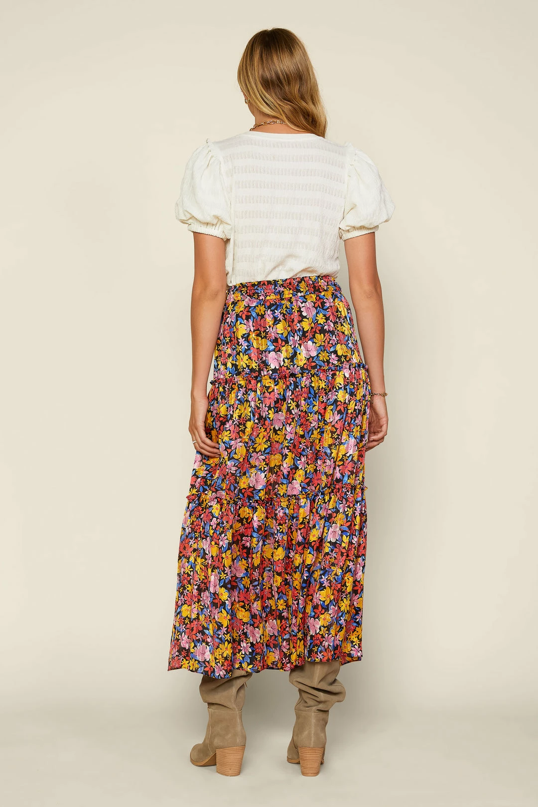 SKIES ARE BLUE Puffed Sleeve Knit Top Clothing 6 SKIES ARE BLUE Puffed Sleeve Knit Top Clothing