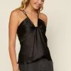 SKIES ARE BLUE Satin Draped Cami 2 SKIES ARE BLUE Satin Draped Cami