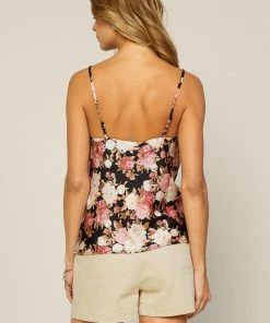 SKIES ARE BLUE Clothing Floral Cowl Neck Cami 10 SKIES ARE BLUE Clothing Floral Cowl Neck Cami