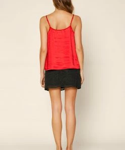 SKIES ARE BLUE Satin Lace Trimmed Cami 9 SKIES ARE BLUE Satin Lace Trimmed Cami