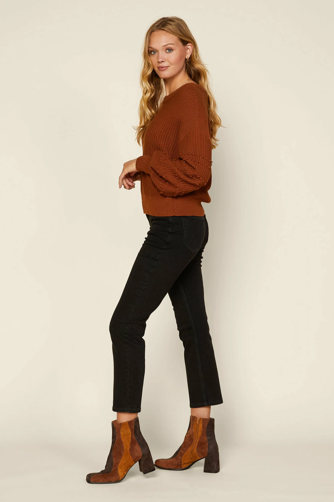 SKIES ARE BLUE Drop Shoulder Sweater Clothing 5 SKIES ARE BLUE Drop Shoulder Sweater Clothing