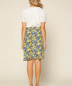 SKIES ARE BLUE Clothing Harper Floral Mini Skirt